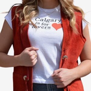 Calgary is for lovers baby tee